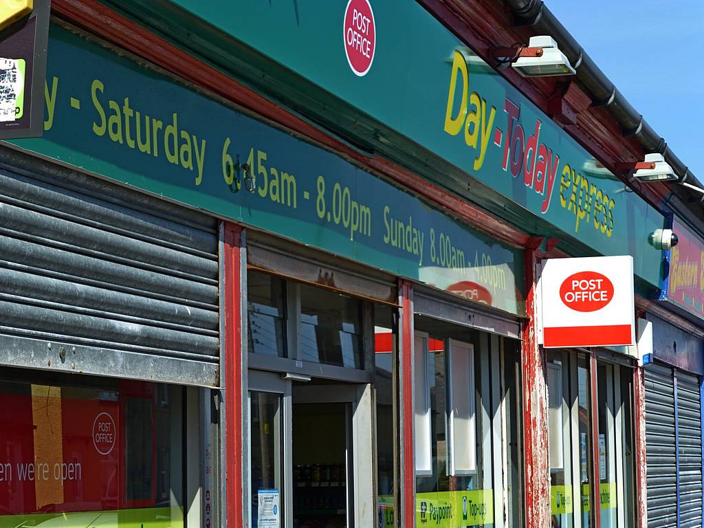 Post Office Sign on General Store 2015