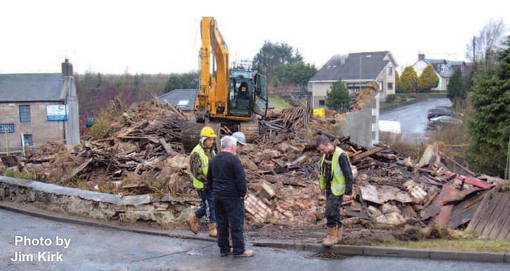 Demolition of Burnside Cottage
