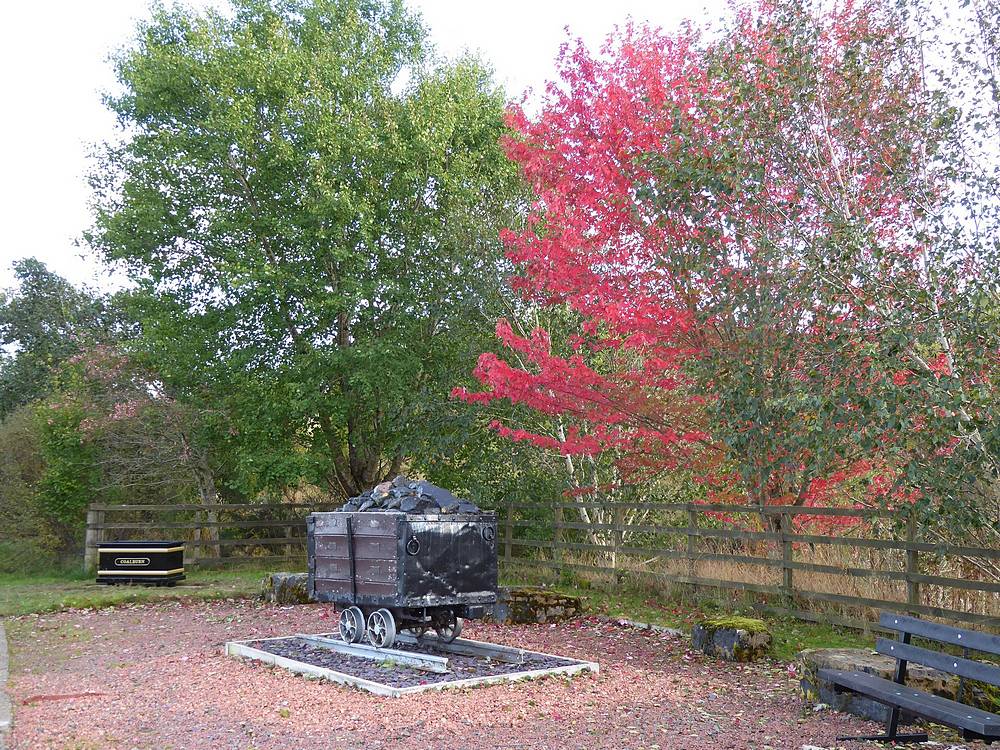 The coal hutch in Shoulderigg Road on the site of the former No. 6 Colliery