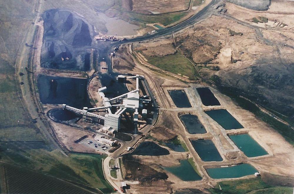 View over wash plant