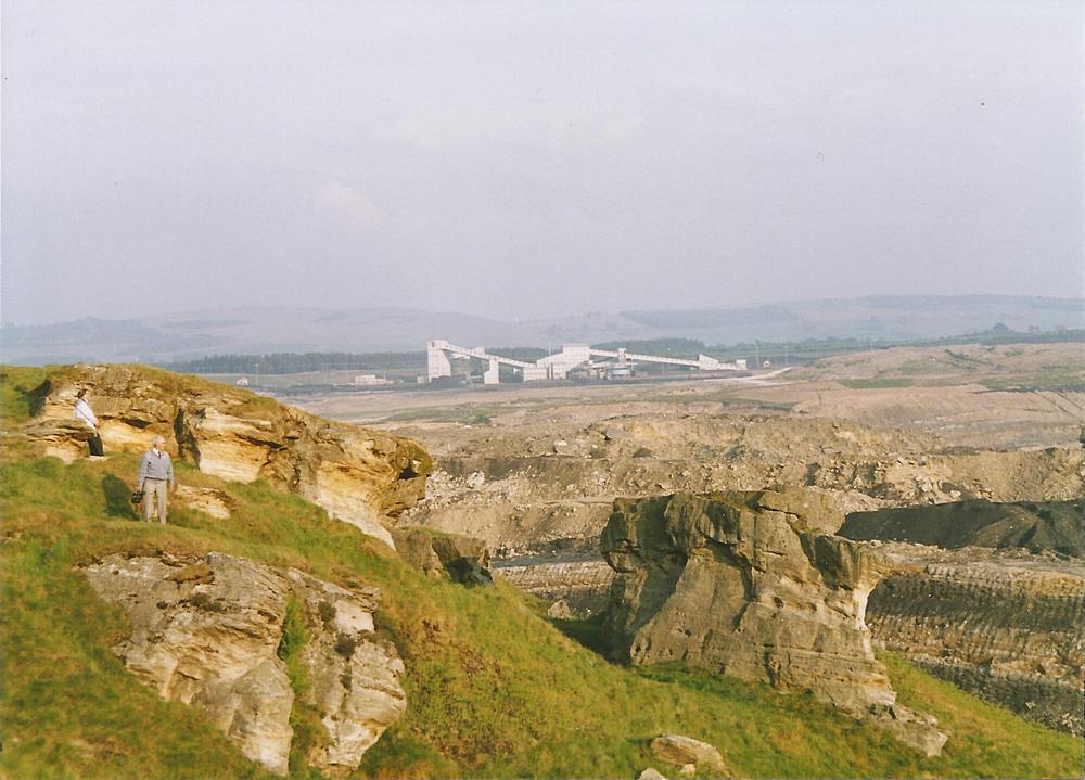 View from Wallace Caves to Washing Plant