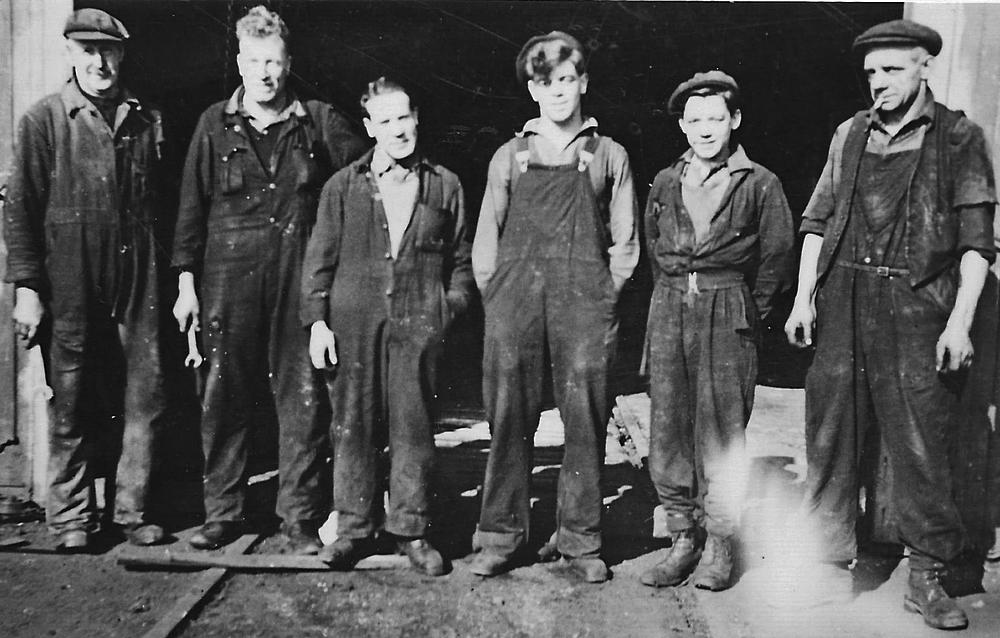 Engineers at Auchlochan Colliery