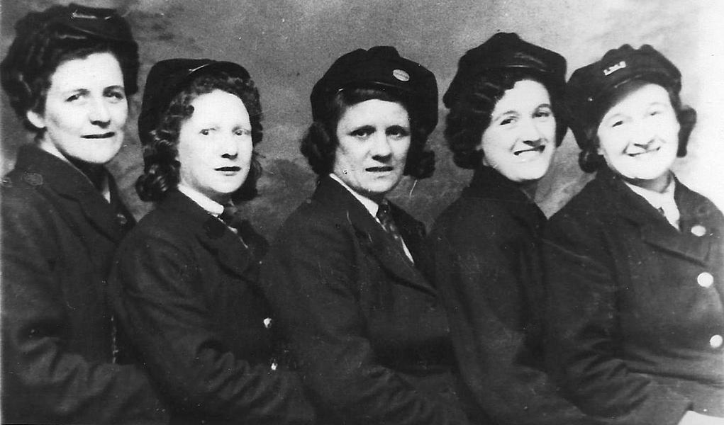 Female staff at Coalburn Station