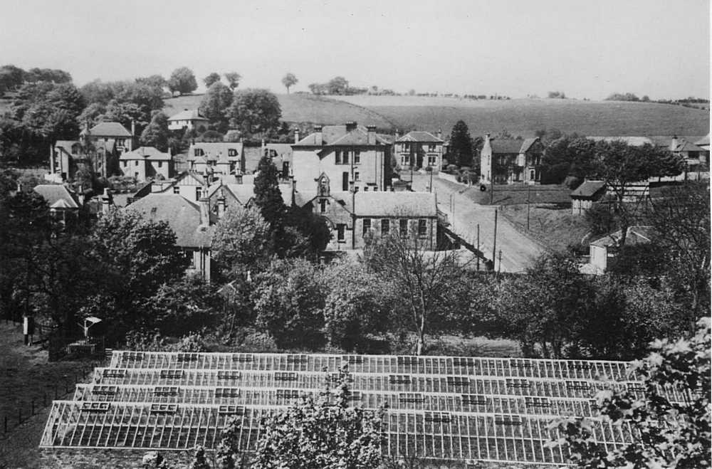 School Road - Lesmahagow Infants School with High School behind
