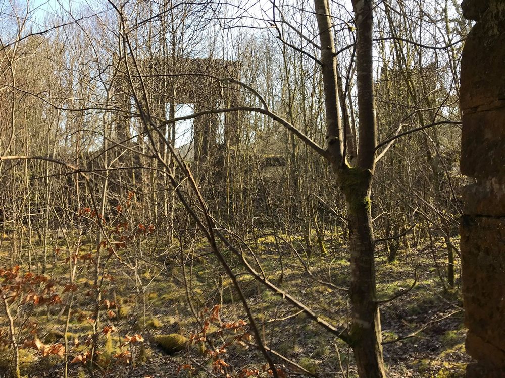 The ruins of Stockbriggs House 2021